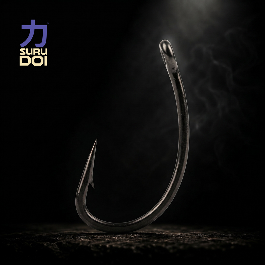 SURUDOI Curved KD micro barbed carp hook