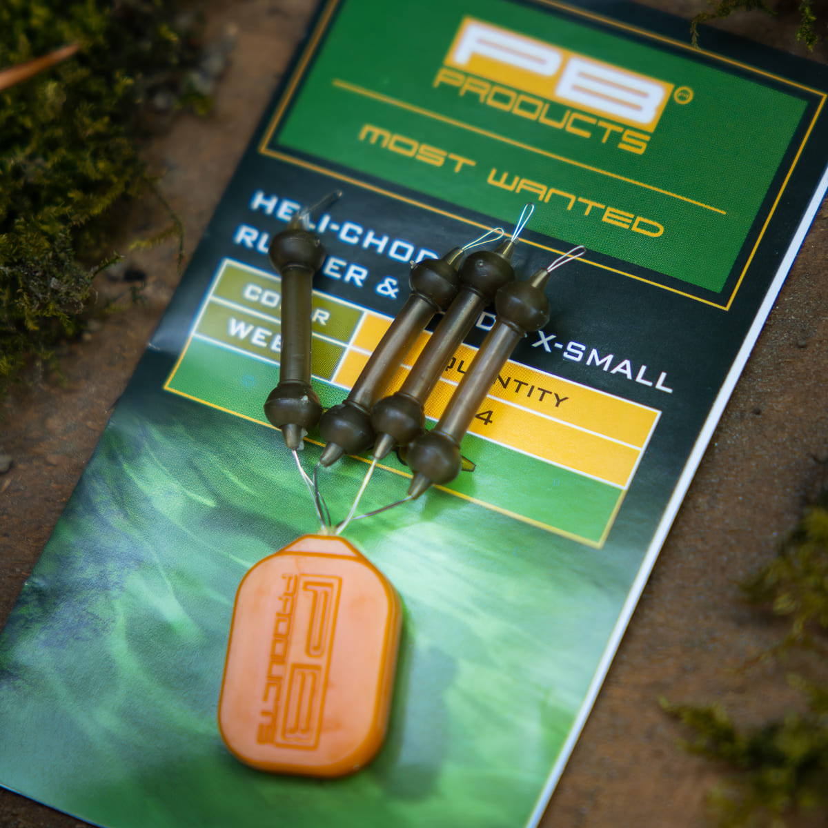 Heli-Chod X-small Rubber & Beads Weed (4pcs)